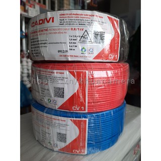 Dây cáp điện cadivi cv 1 0.6/1kv