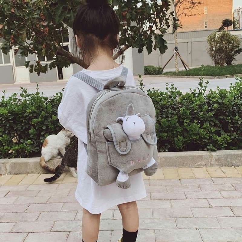 Balo thú nhồi bông cho bé siêu cưng có thể tách rời được