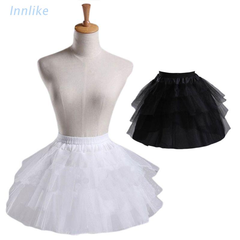 Chân Váy Lưới Ngắn Không Vòng Phong Cách Lolita Cho Nữ