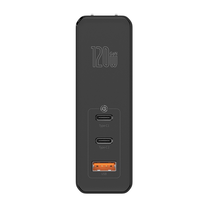 Bộ Sạc Siêu Nhanh Baseus GaN2 Pro 120W dùng cho Macbook / Samsung / Iphone / Tablet / Laptop  Kèm Cáp Sạc 100W