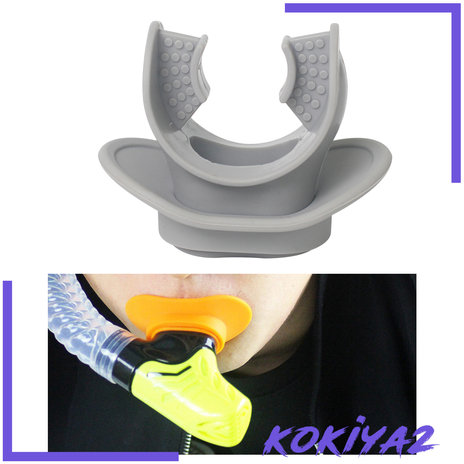 Ống Thở Lặn Biển Bằng Silicone Điều Chỉnh Được Kokiya2