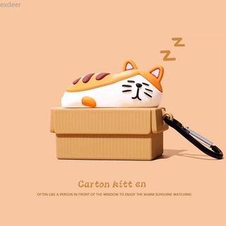 Cute Cat Suitable for Airpods Pro Protective Case 1/2 Silicone Apple Bluetooth Headset Case