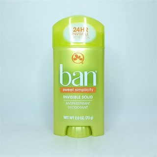 Lăn khử mùi Ban Invisible Solid 73g