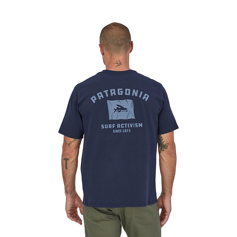 Áo Thun In Hình Cờ Patagonia Fly The Flag Responsibili Thời Trang Dành Cho Nam 37404