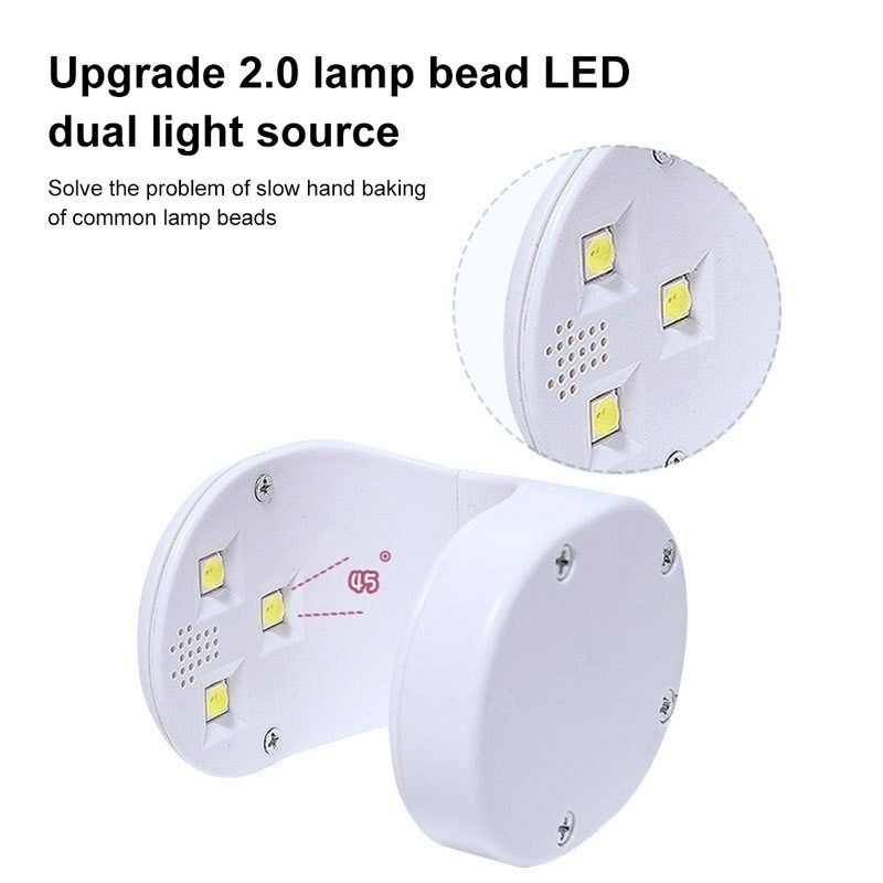 Đèn UV Hong Khô Móng Tay Hình Vỏ Trứng Sạc Cổng USB Tiện Dụng