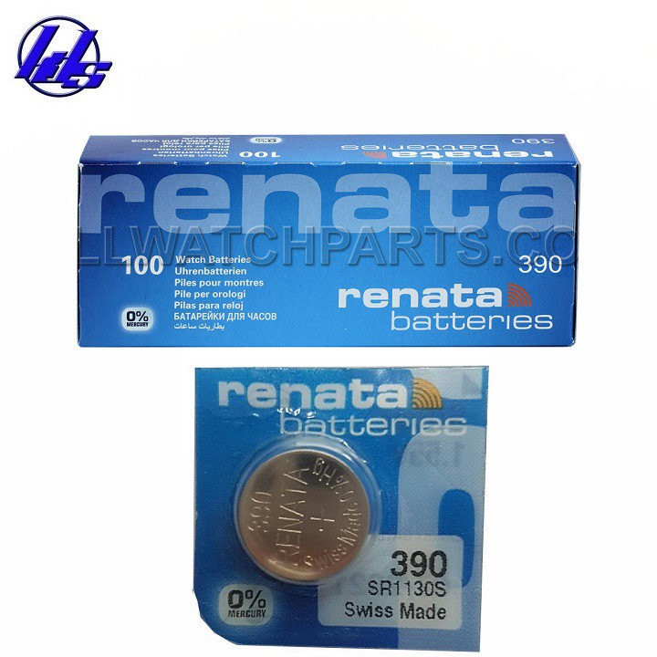 Pin đồng hồ 390 SR1130SW Renata  chính hãng Renata Thụy Sỹ - Vỉ 1 viên