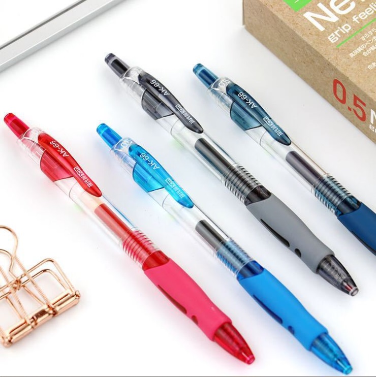 0.5mm simple color gel pen student creative simple signature pen office stationery gel pen