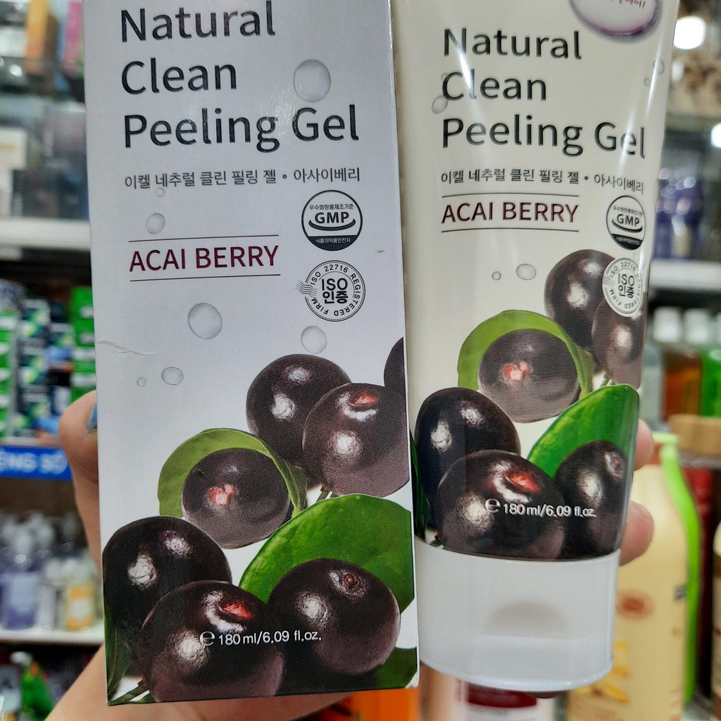 Gel Tẩy Tế Bào Chết Acai Berry- Ekel Natural Clean Peeling Gel Acai Berry 180ml