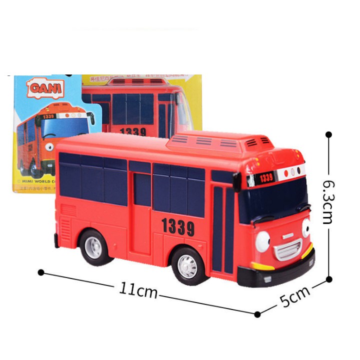 Xe buýt Tayo đồ chơi trẻ em xe chạy cót Tayo the little bus bằng nhựa cao cấp xe cỡ lớn (1 xe)