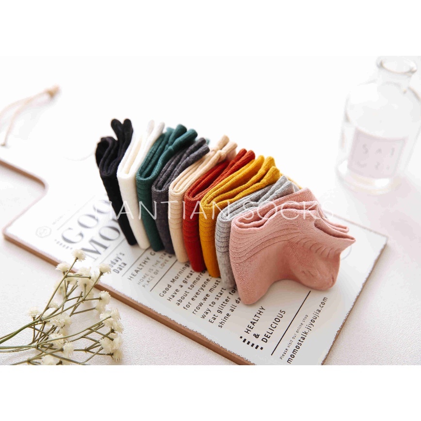 Tất  nữ cổ ngắn vớ Cotton cổ thấp thời trang cho nữ nhiều màu