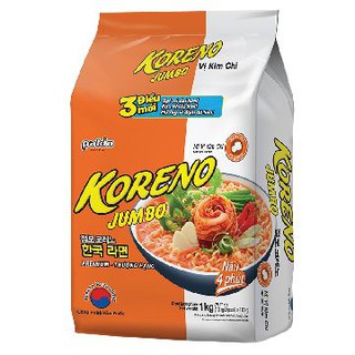 Mì Paldo Jumbo Koreno Vị Bò Cay/ gà/ tôm/ kim chi/ nấm Gói 1KG