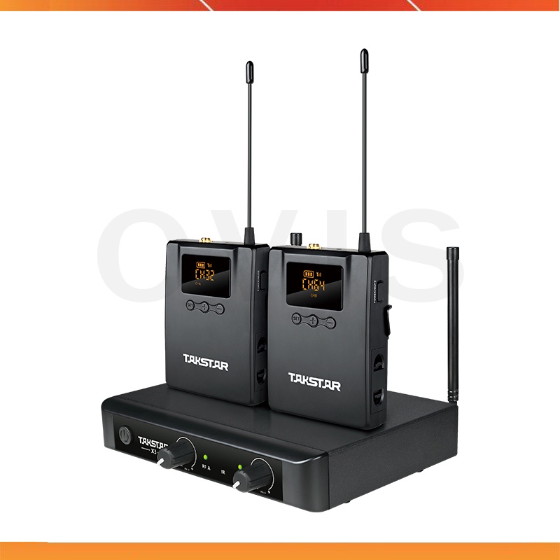 Tasktar X3PP - Micro Không Dây UHF Cho Giảng Dạy, Phát Biểu, Sân Khấu, Phạm Vi Hoạt Động 50m