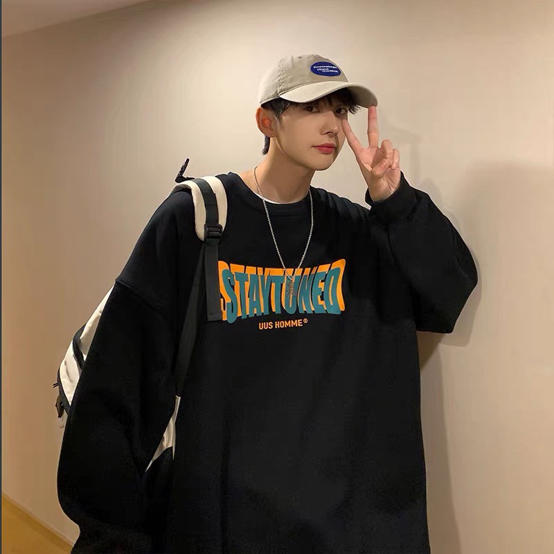 Áo sweater nỉ nam nữ dài tay form rộng unisex chất dày dặn hàng đẹp SWE02