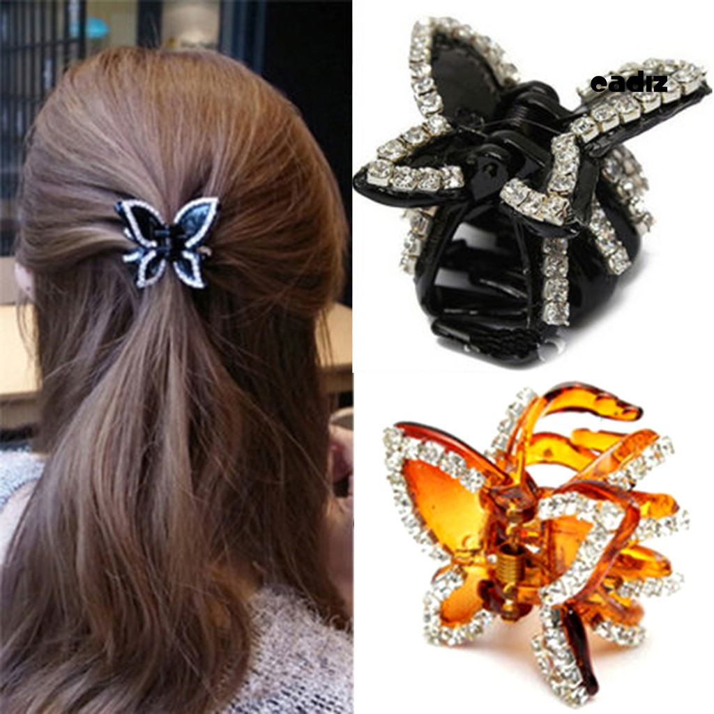 Kẹp tóc bướm kim tuyến nhiều màu sắc lấp lánh thời trang dành cho nữ
