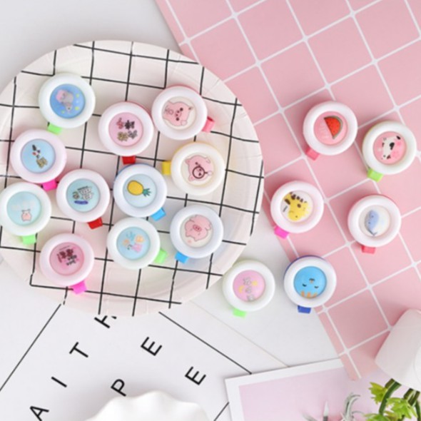 🍉Kẹp chống muỗi Bikit Guard bảo vệ bé yêu - Kẹp đuổi muỗi hoạt hình cho bé yêu - Sticker Tinh Dầu DUASHOP.
