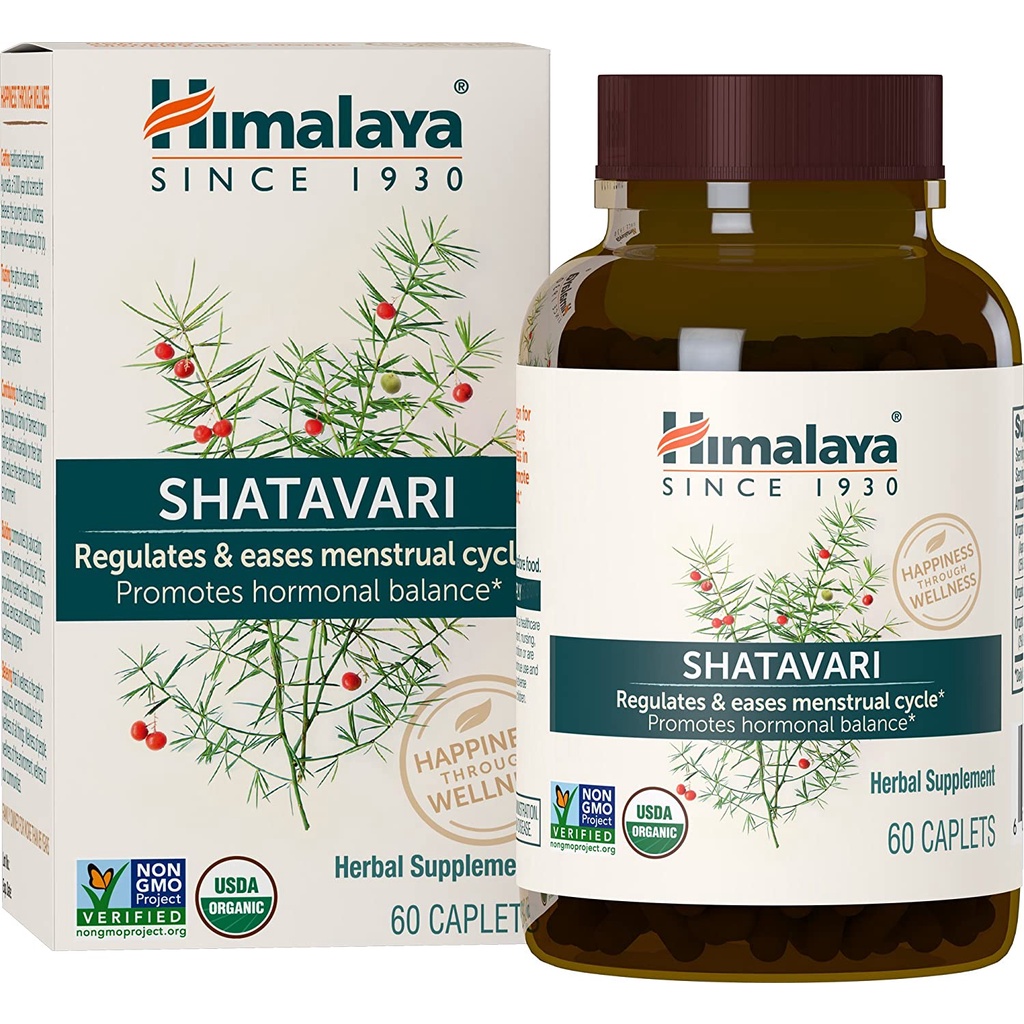 Viên lợi sữa hữu cơ Shatavari Himalaya 60v