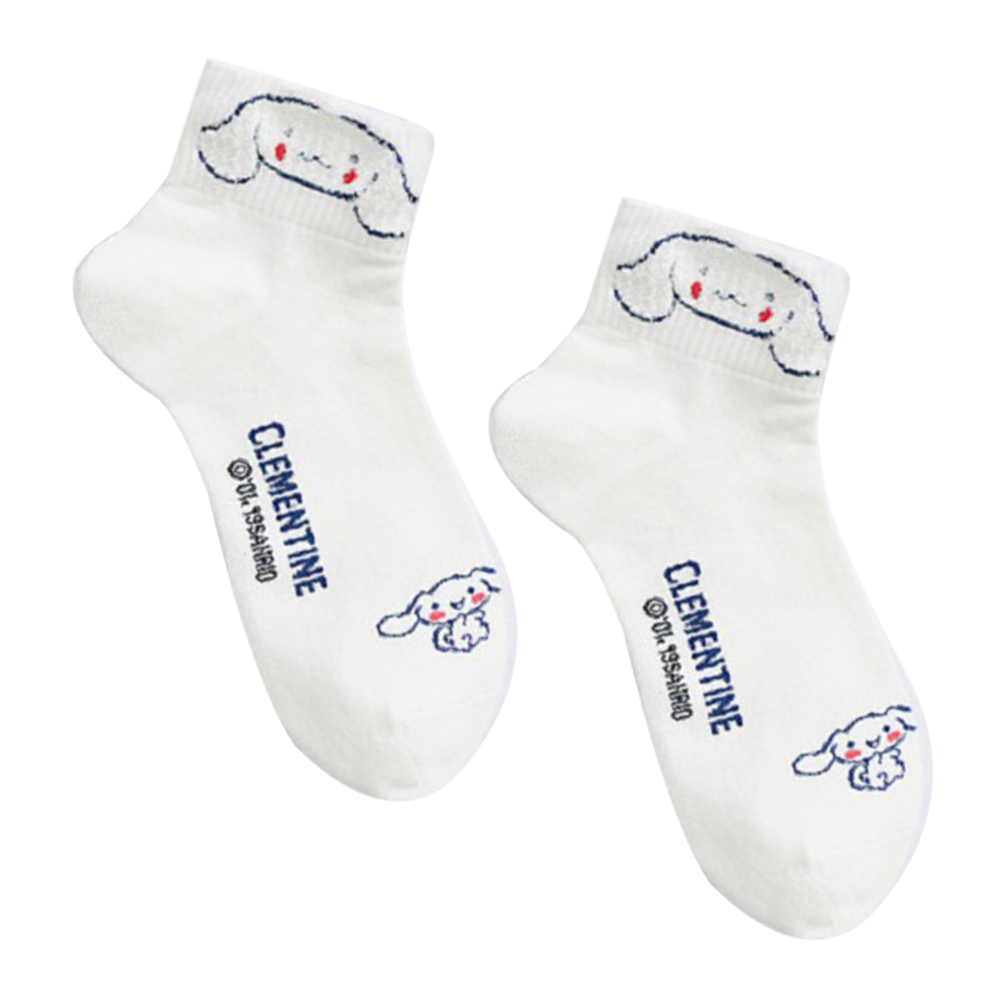 Vớ Cotton Nữ In Hình Chú Chó Hoạt Hình Dễ Thương