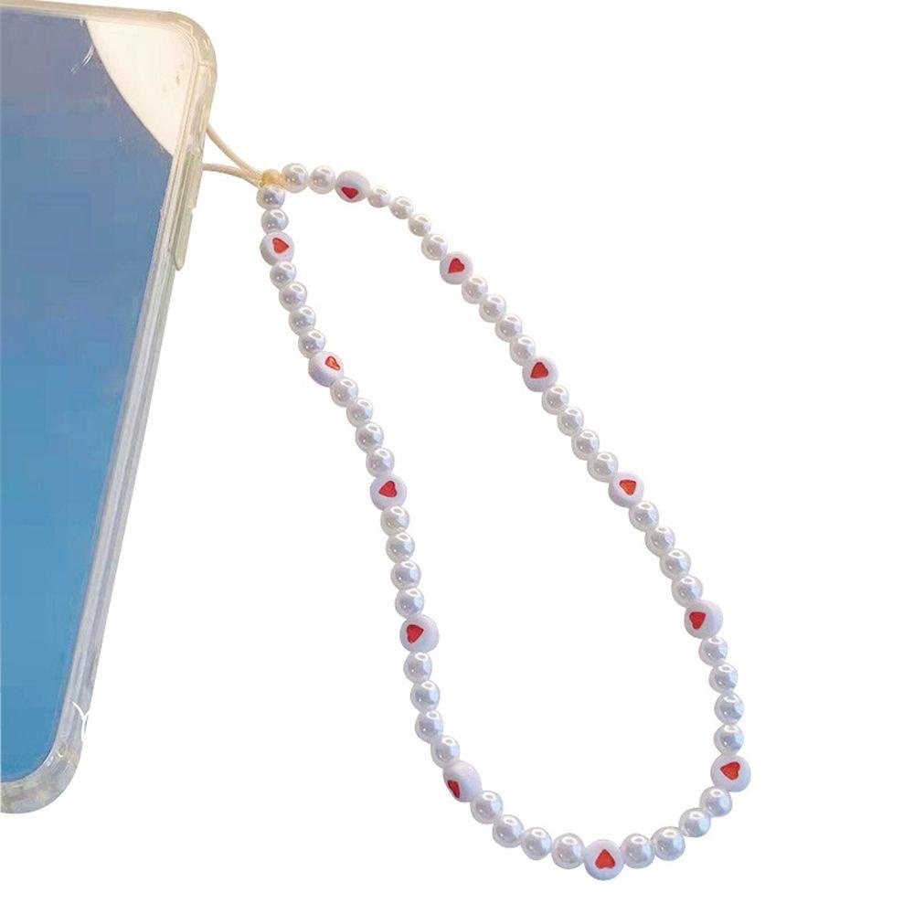 [COD] Dây Đeo Điện Thoại Xỏ Hạt Acrylic Thủ Công Chống Thất Lạc Hợp Thời Trang Cho Nữ Ins