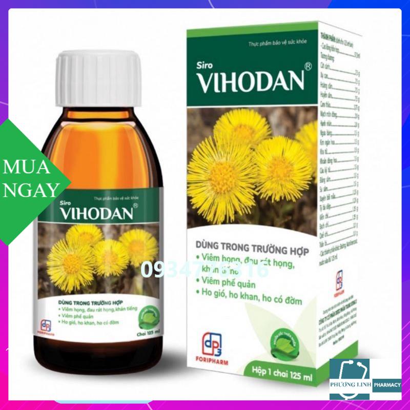 Vihodan siro bổ phế giảm đờm chai 125ml