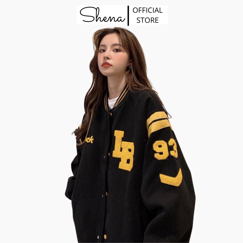 Bomber Jackets Nam Nữ Bóng Chày 93 IB Shena SP000730