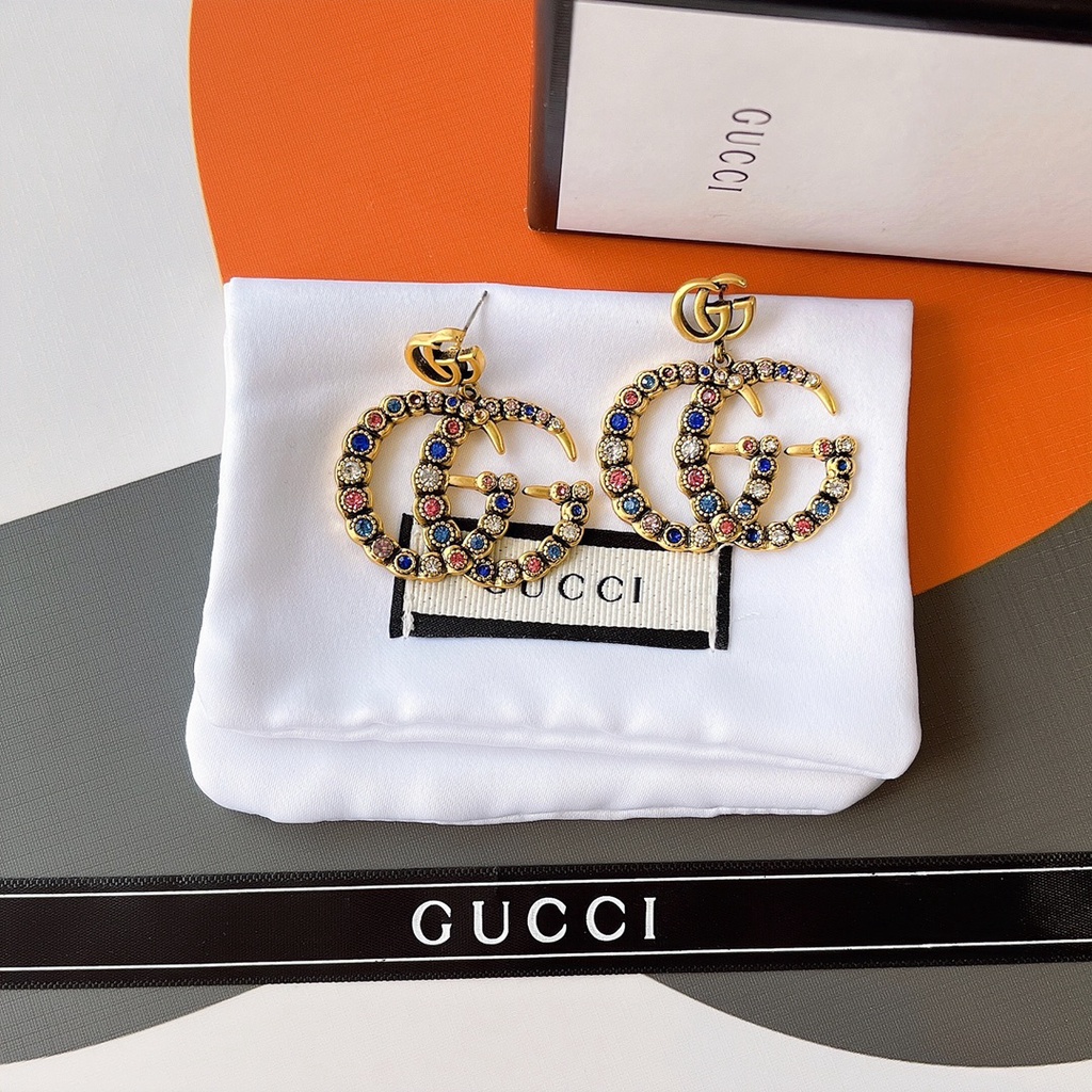 Bông Tai Gucci Thiết Kế Đơn Giản Thời Trang Công Sở Thanh Lịch