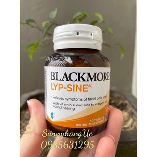 VIÊN UỐNG HỖ TRỢ NHIỆT MIỆNG, LỞ LOÉT LYP- SIN BLACKMORES 30v( dành cho cả bệnh nhân bị tiểu đường)