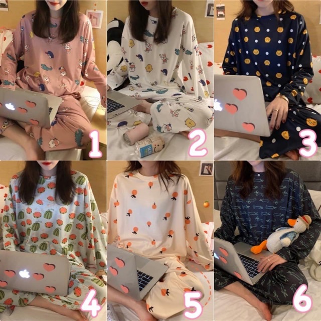 Bộ Pijama Hoạt Hình Cute | WebRaoVat