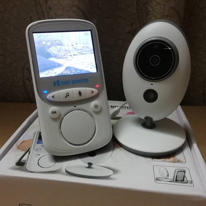 Máy báo khóc 2 chiều kiểm soát nhiệt độ ban đêm 2.4Ghz V605