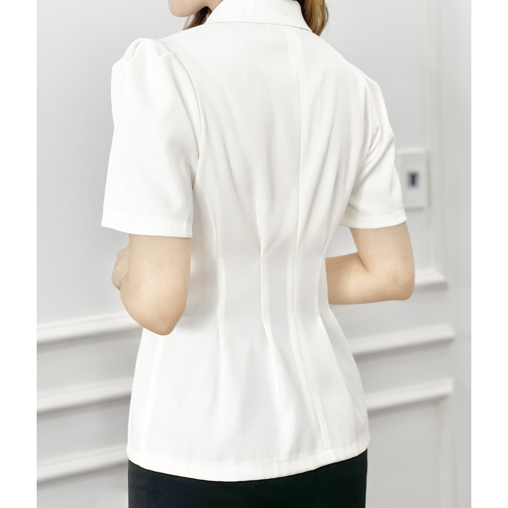 [Mã LT20 giảm 20K đơn 150K] Áo Vest nữ công sở chất liệu xước hàn cao cấp EMVY H35 | BigBuy360 - bigbuy360.vn