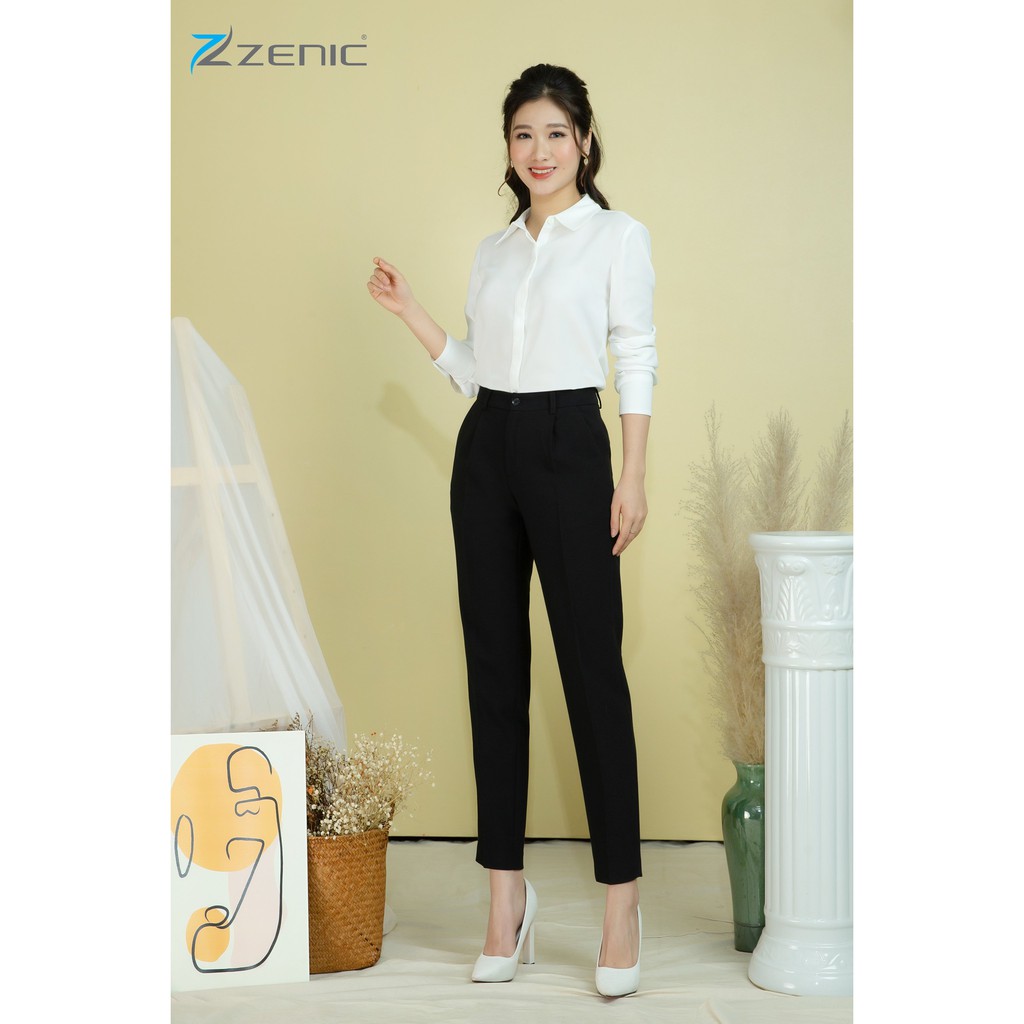 Quần tây công sở nữ Viscose trơn dáng Molly-Pa – ZENIC