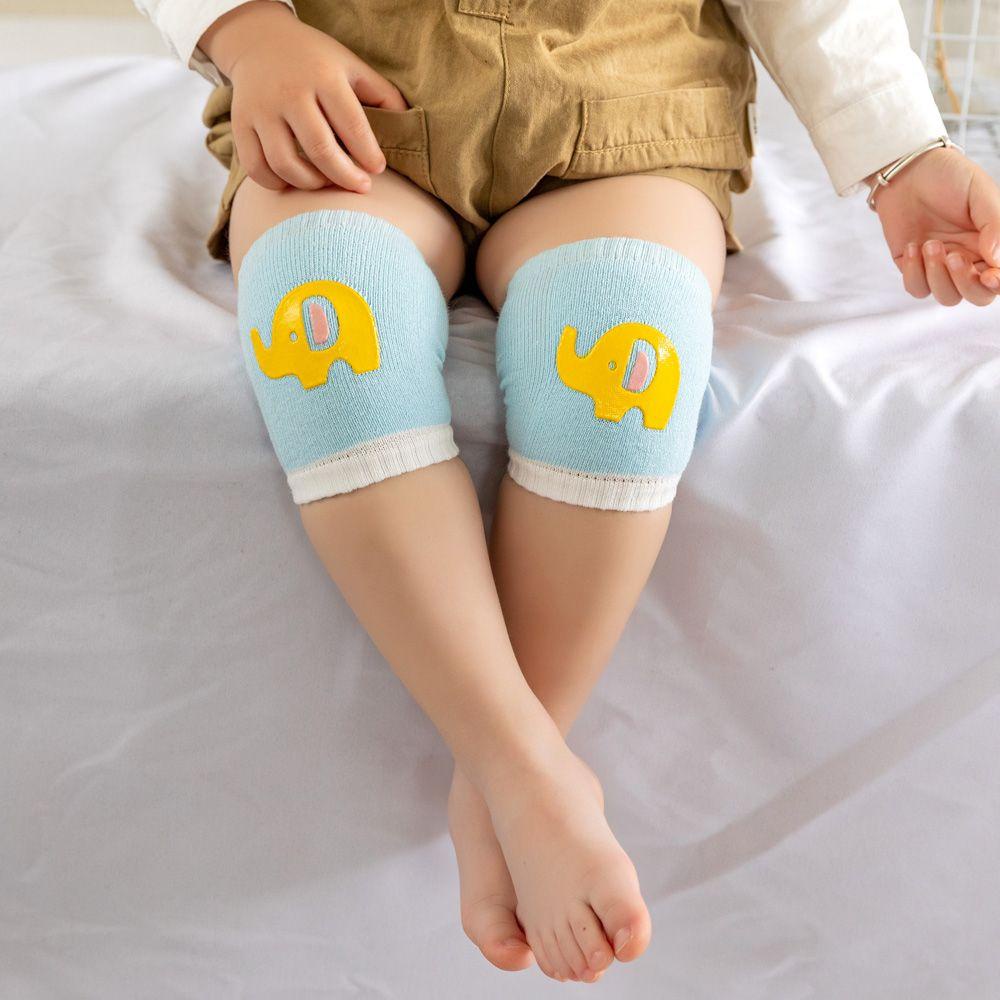 MIHAN1 1 Cặp Miếng Đệm Bảo Vệ Đầu Gối Chống Trượt Chất Liệu Cotton Cao Cấp Họa Tiết Hoạ