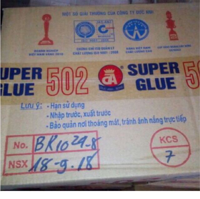 20 lọ keo 502 to