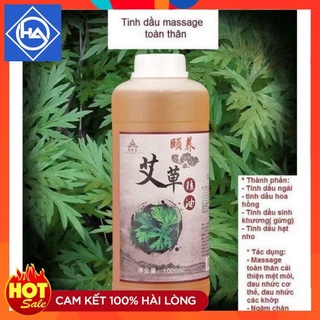 Tinh dầu ngải cứu massage body chai lớn 1000ml