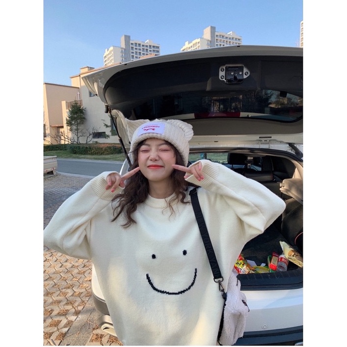 Áo len smile