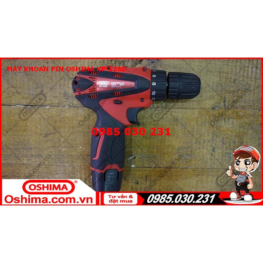 Máy khoan pin Oshima KP12 SD