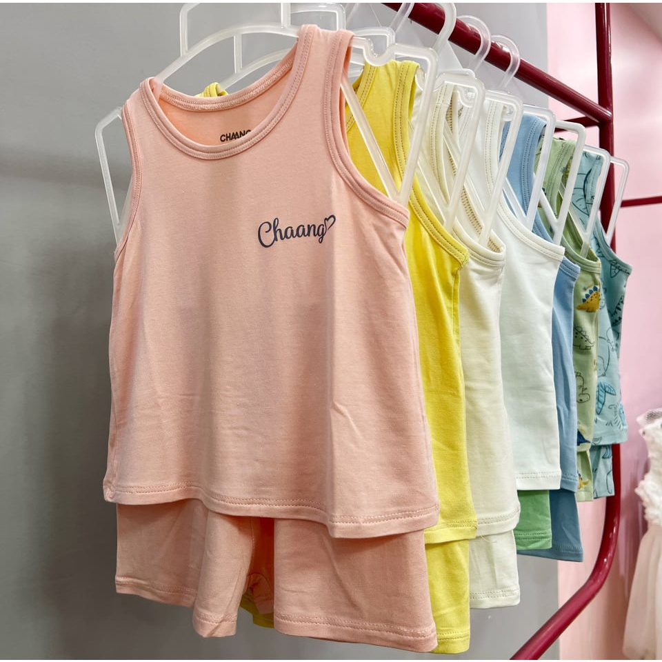 CHAANG_Bộ ba lỗ siêu đẹp cho bé trai, bé gái