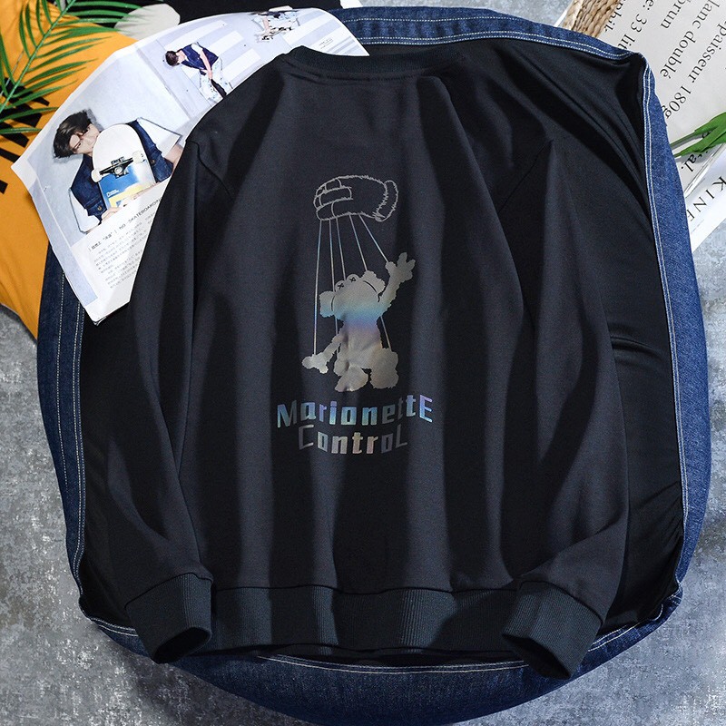 Áo sweater GẤU 194 vải thu đông co dãn, dày dặn mềm mịn form rộng phong cách Unisex - 1994 | BigBuy360 - bigbuy360.vn