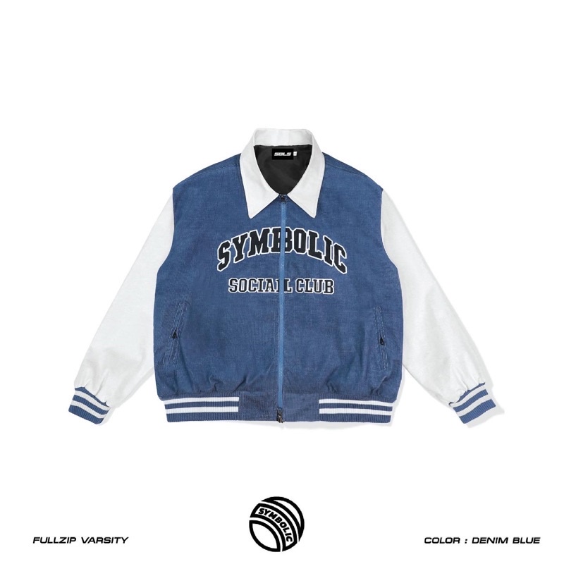 ✸▬☃SBLS Fullzip Varsity Jacket ( áo khoác bomber)(hàng chính hãng)
