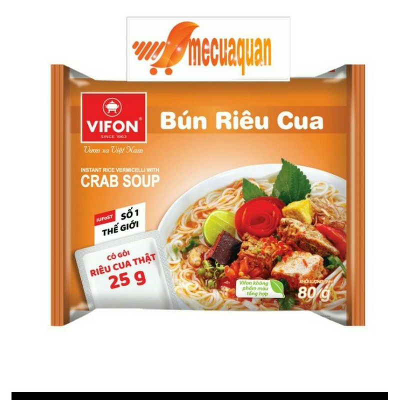 5 GÓI BÚN RIÊU CUA VIFON 80G