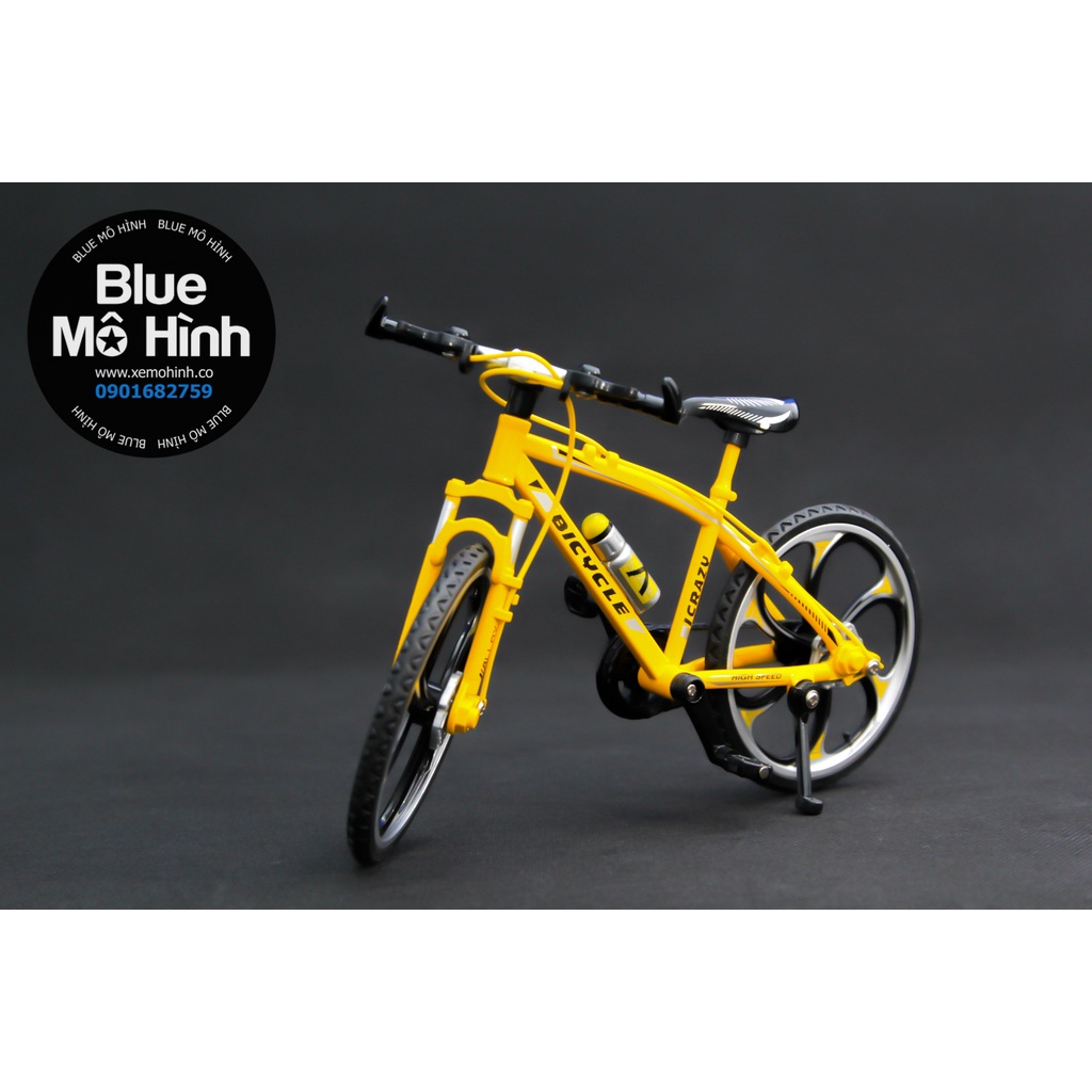 Xe mô hình xe đạp địa hình bằng kim loại sườn đôi 1:8