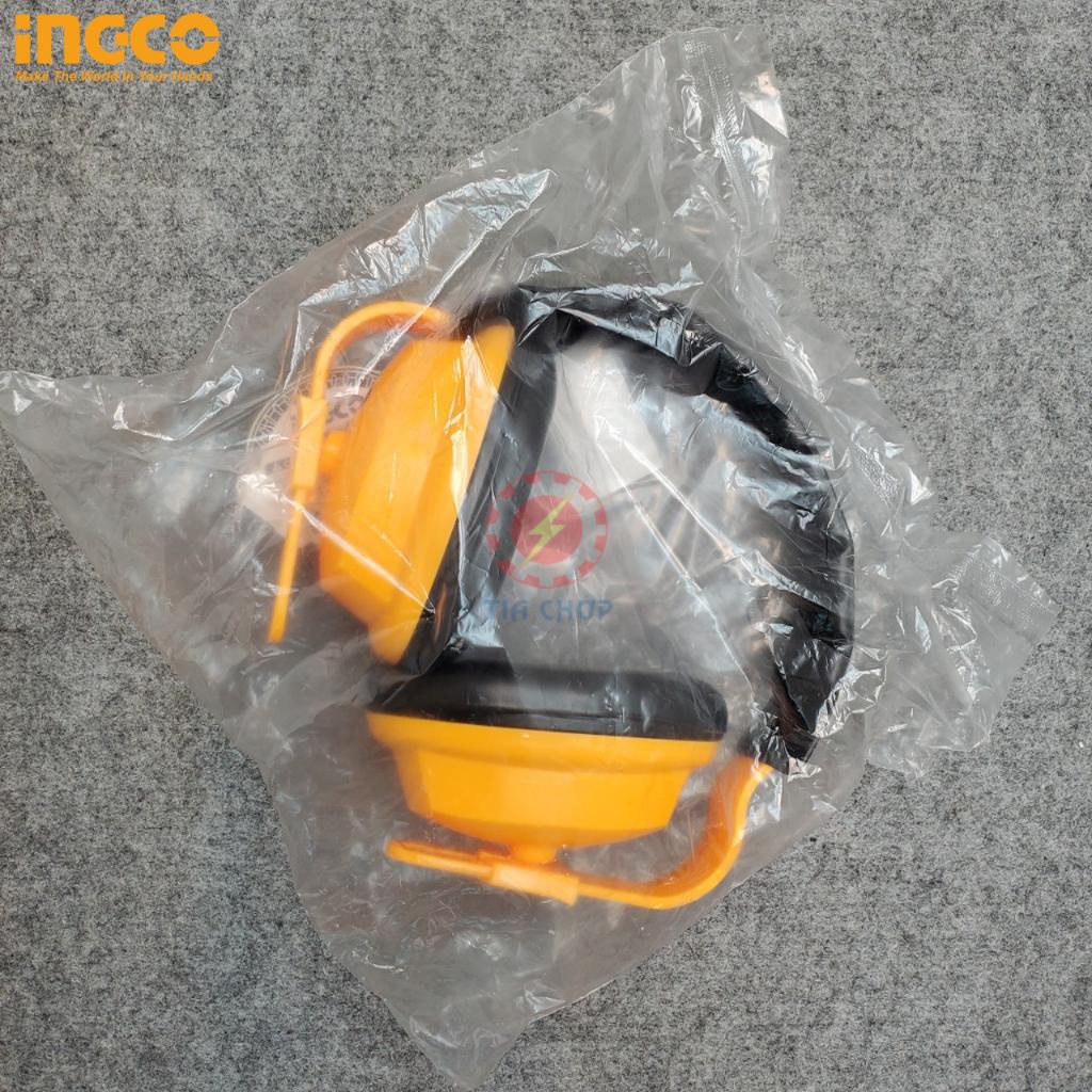 Chụp tai bảo vệ chống ồn INGCO HEM01 siêu nhẹ độ giảm ồn 24dB điều chỉnh theo cỡ đầu