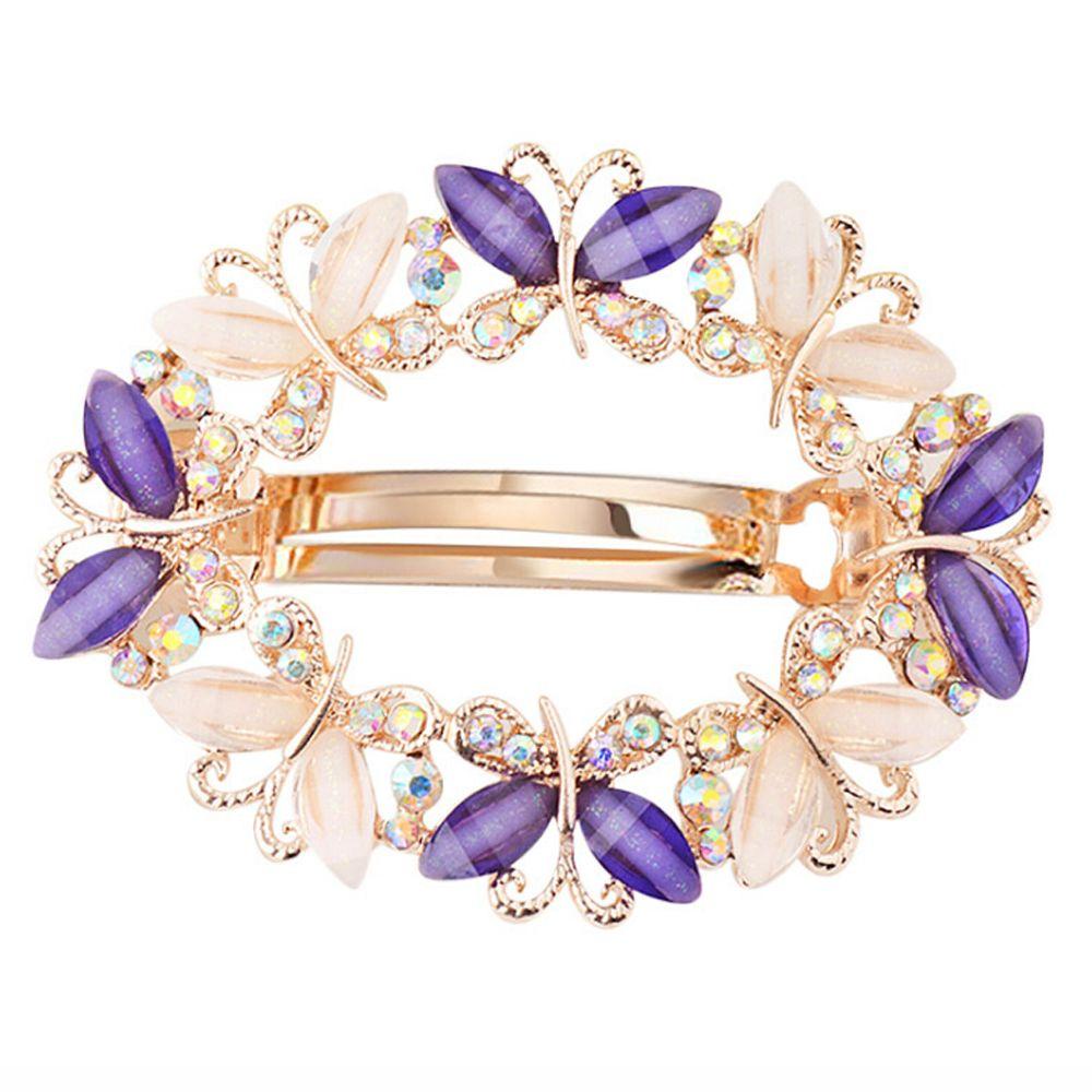 MIH Kẹp TóC HìNh Bươm BướM ĐíNh Kim Cương Giả NhiềU