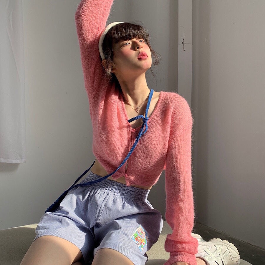 Áo Cardigan Dệt Kim Mỏng Nhiều Màu Sắc Phong Cách Nhật Bản Thời Trang Mùa Hè Mới Cho Nữ | BigBuy360 - bigbuy360.vn