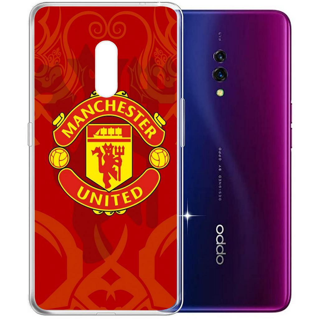 Ốp điện thoại silicon mẫu logo đội bóng Manchester United cho Samsung Galaxy Note 10 Lite S8 Plus 20 Ultra 8 9 M31