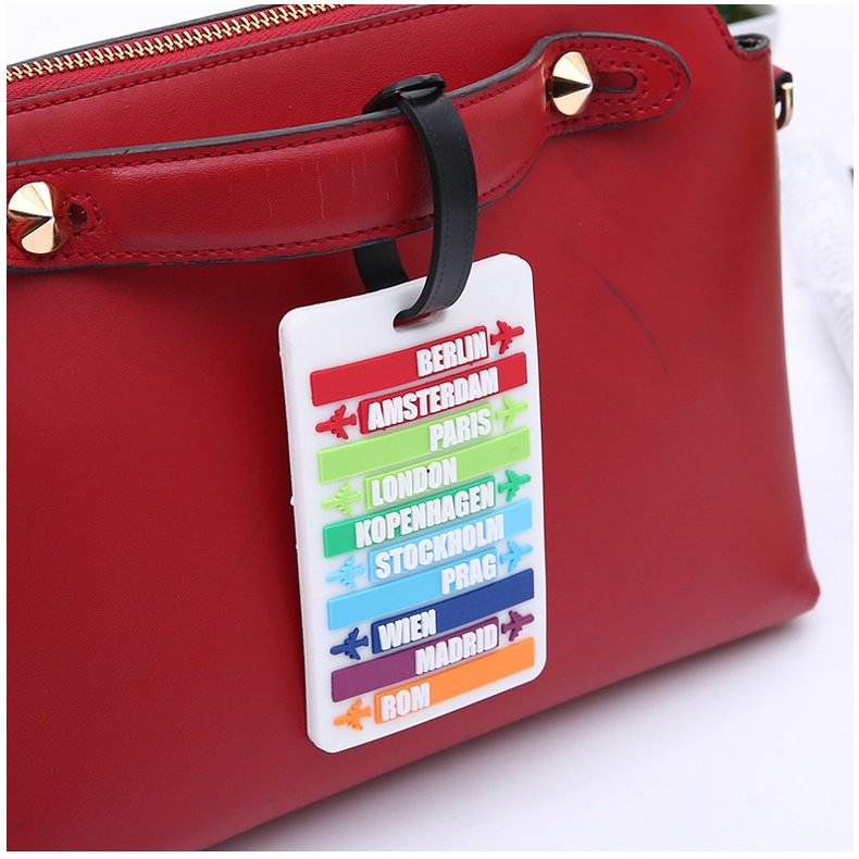 Thẻ Hành Lý Bảng Tên Nametag Địa Điểm Du Lịch Dành Cho Vali/ Balo Chống Thất Lạc - Shine House