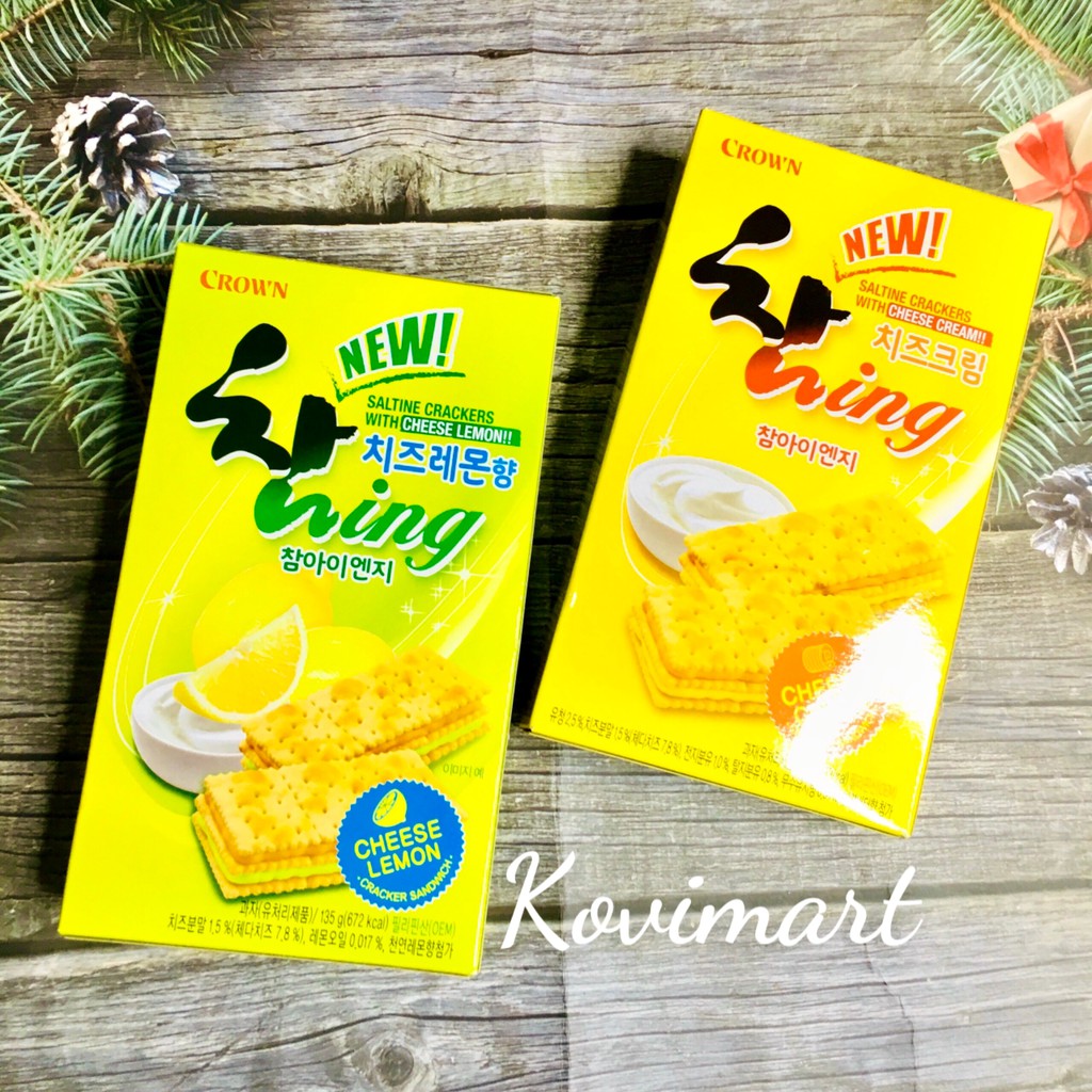 Bánh quy phô mai Crown 135g
