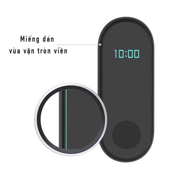 Miếng dán trong suốt Mijobs cho miband 2