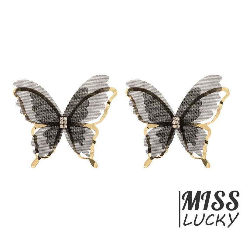 VN BUTTERFLY NEW Khuyên Tai Nữ Kiểu Dáng Thời Trang Cá Tính