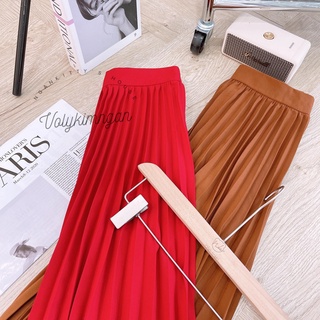 Chân Váy Dập Li Dài