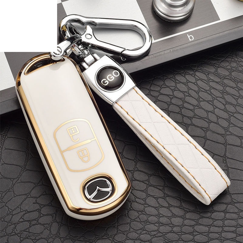 Vỏ Bảo Vệ Chìa Khóa Xe Hơi Mazda 2 3 5 6 2017 Cx-4 Cx-5 Cx-7 Cx-9 Cx-3 Cx 5 2 Nút Bấm Bằng Pc